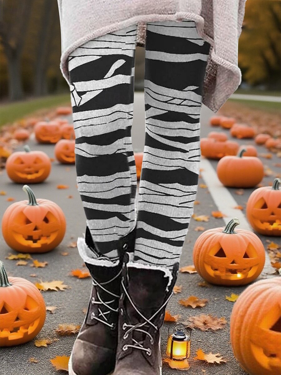 Per donna Pantaloni Leggings Leggings comodi Streetwear Casual Lunghezza intera Vita Alta A righe Elastico in vita Stampato Traspirabilità Confortevole Elasticizzato Vacanza Streetwear Abbigliamento del 2025 a $23.99 –P1