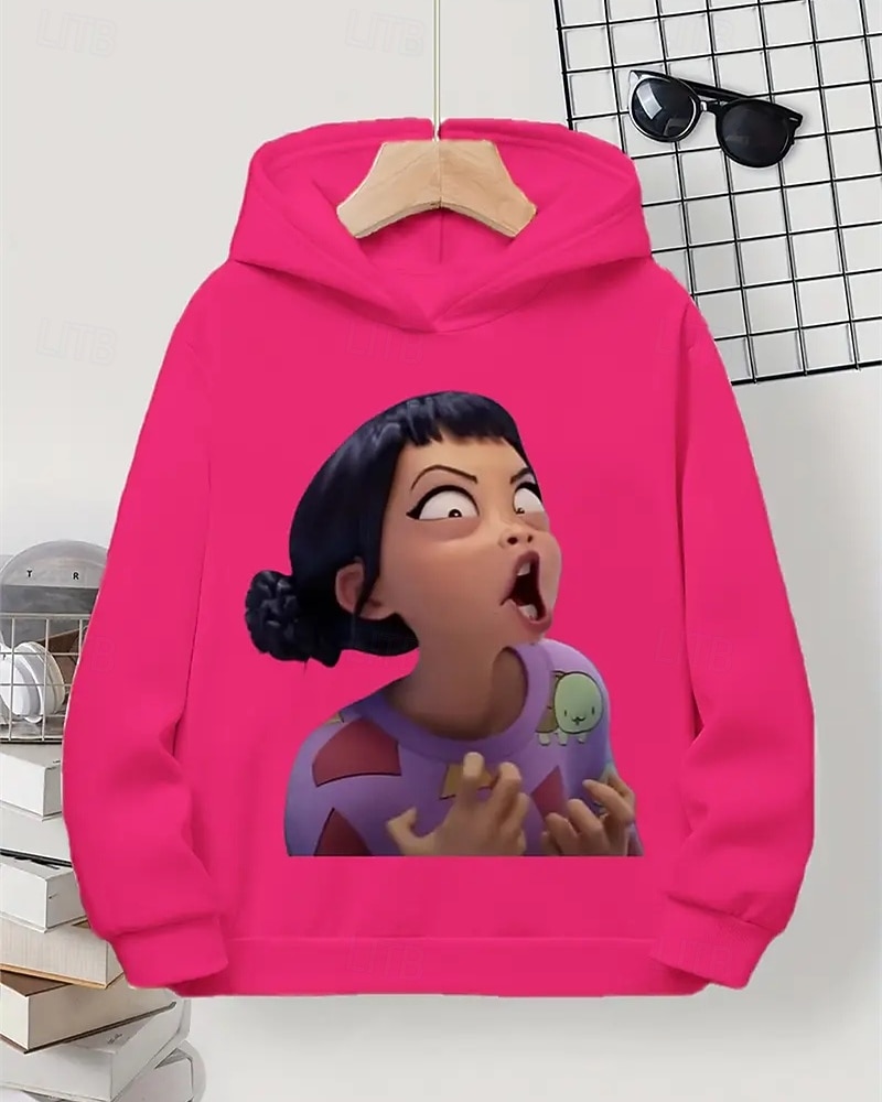 Kpop Demon Hunter Pojkars Tecknad Grafisk Hoodie - Animefigur Tryckt Tröja Med Uttrycksfulla Ögon Mjuk Avslappnad Vintervärme Bekväm Höst &vinterkläder för skolan &lekträffar 2025 - $18.99 –P2
