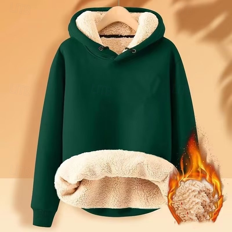 Homme Sweat à capuche Sweat à capuche en polaire Abricot Noir Jaune Vin Rouge À capuche Uni Cordon de serrage Sport & Loisir Quotidien Fête Polyester Streetwear Basique Occasionnel Automne Hiver de 2025 ? $19.49 –P2