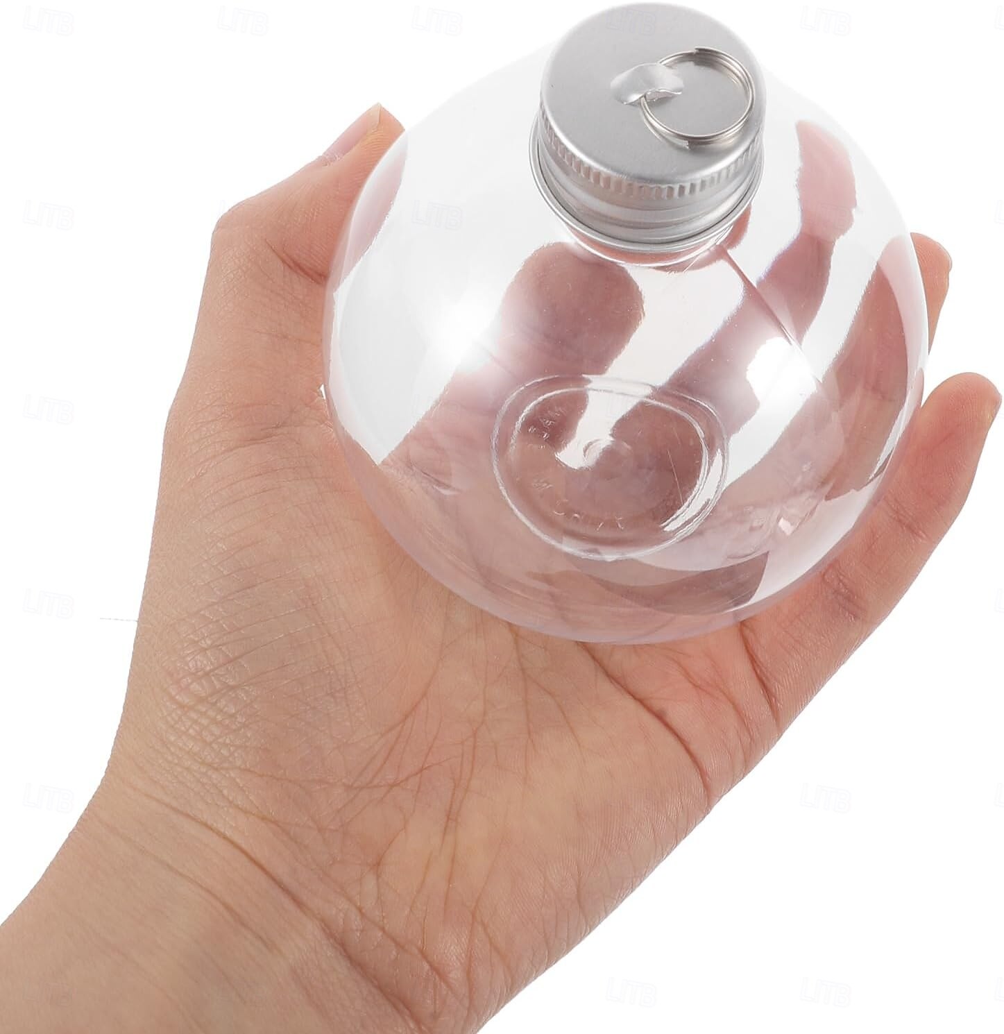 Lot de 10 boules d'alcool de Noël transparentes de 50 ml/100 ml, ornements à remplir pour sapin de Noël avec pendentif en argent et en or, boules d'alcool suspendues pour bricolage, décoration de fête de 2025 ? $9.49 –P9