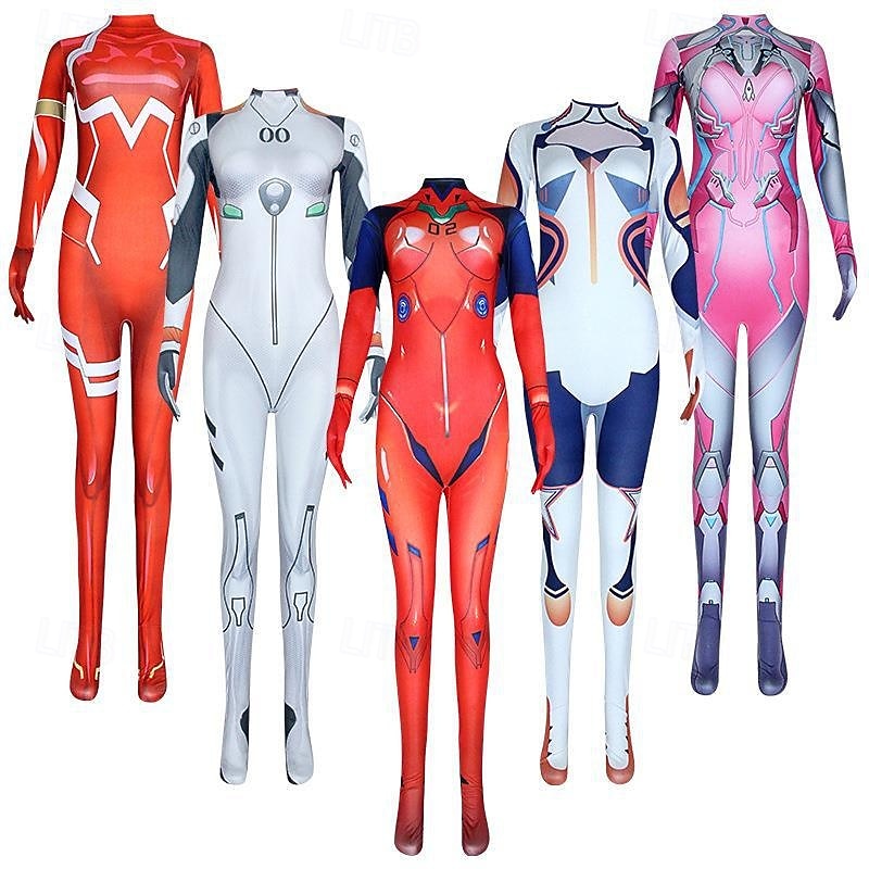 El último guardián Asuka Rei Ayanami Disfraz Body Cosplay for Mujer Adultos Víspera de Todos los Santos Carnaval Rendimiento Fiesta 2026 - $41.99 –P2