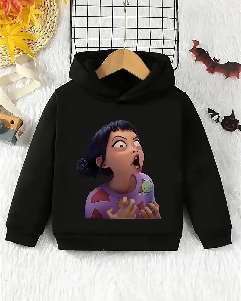 Kpop Demon Hunter Pojkars Tecknad Grafisk Hoodie - Animefigur Tryckt Tröja Med Uttrycksfulla Ögon Mjuk Avslappnad Vintervärme Bekväm Höst &vinterkläder för skolan &lekträffar 2025 - $18.99 –P5
