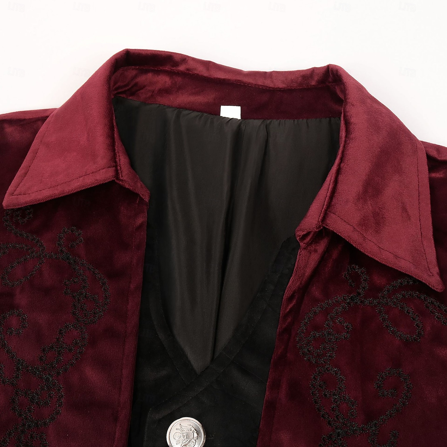 Mittelalterlich Renaissance Steampunk Mantel Frack Oberbekleidung Prinz Vampir Edelmann Kostüm Herren Halloween Karneval Leistung LARP Renaissance-Messe Erwachsene Mantel 2025 - $51.99 –P7