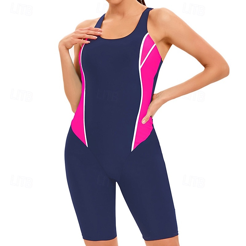 Femmes Maillot de bain Maillot Anti UV Protection Solaire UV UPF50+ Sans manches Maillot de Bain Natation Surf Patchwork Été Printemps Automne de 2025 ? $22.99 –P12