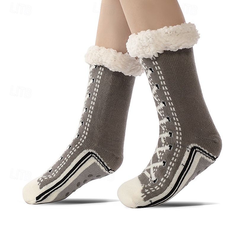 Thick Fuzzy Floor Socks for Women, Indoor Slipper Socks, Cozy Winter Sleep Socks, Extra Plush Warm Socks for Home, Maternity, and Cold Weather 2026 - $23.99 –P4