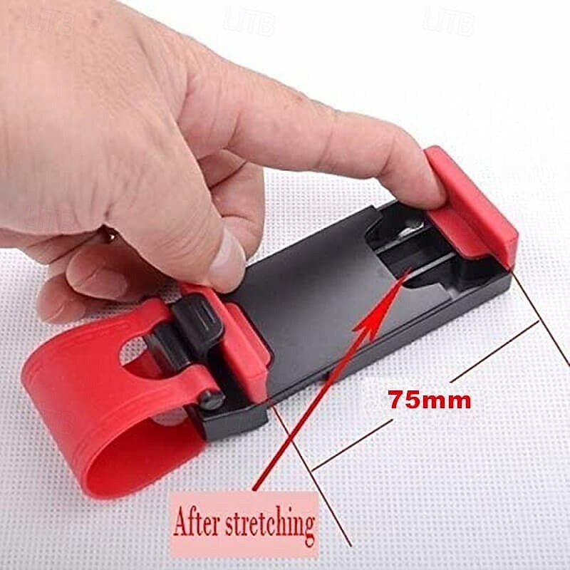 Support de téléphone portable pour volant de voiture, support de tableau de bord portable, support créatif pour la navigation, support mains libres sécurisé pour téléphone, support universel pour smartphone de véhicule, accessoire de 2025 ? $6.99 –P5