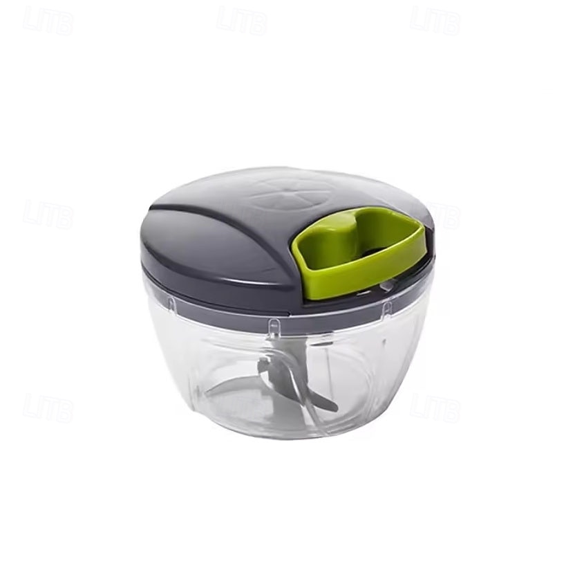 robot da cucina manuale, tritatutto per verdure con lame in acciaio inox, tritatutto portatile a mano con filo, taglia-aglio, taglia-cipolla per verdure, zenzero, frutta, noci, erbe aromatiche del 2025 a $15.99 –P13