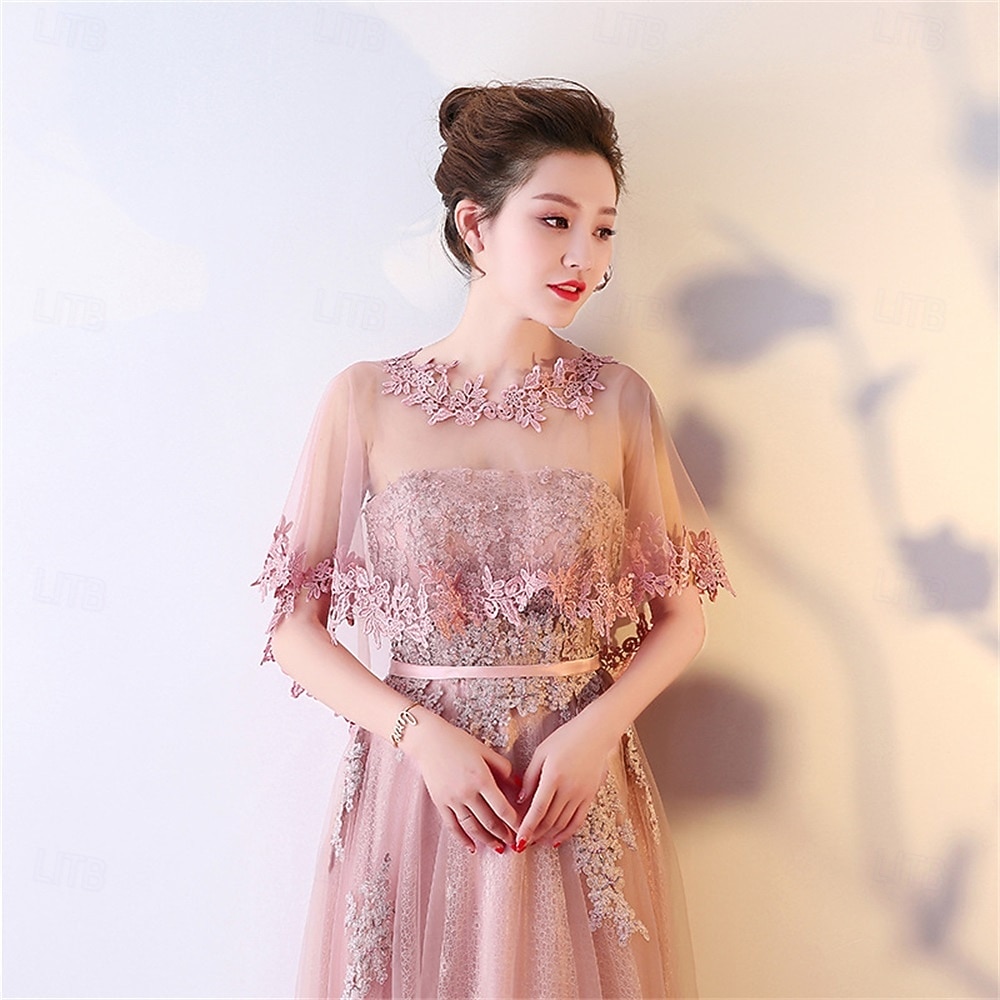 Chaquetas de bolero de encaje para novia, boda, chal, fiesta formal, graduación, noche, capa para novia, dama de honor, encogimiento de hombros 2026 - $17.49 –P11