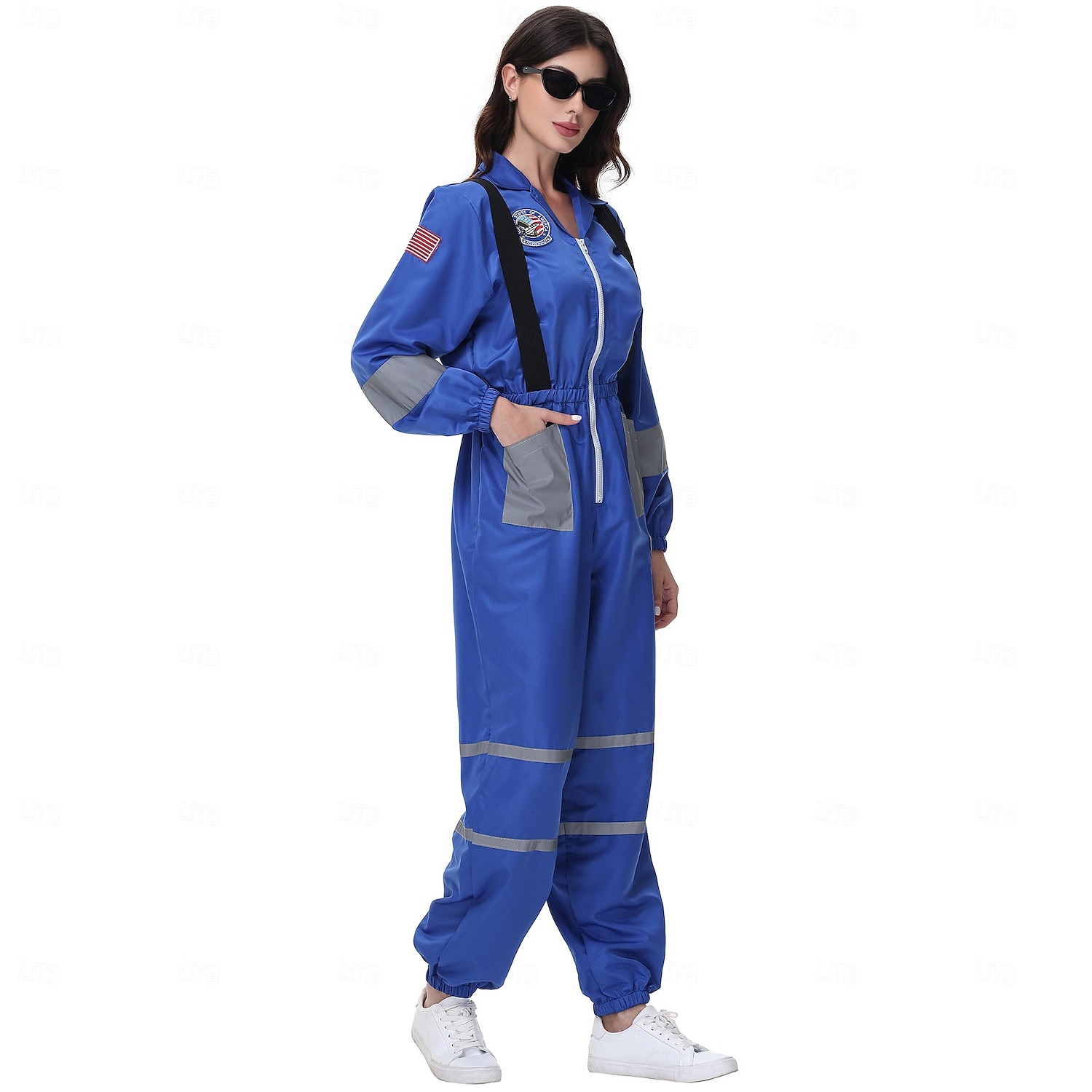 Astronaut předvečer Všech svatých Cosplay kostým Kombinéza předvečer Všech svatých Dospělé Pro páry Pánské Dámské předvečer Všech svatých Karneval Párty Plesová maškaráda Jednoduché Halloweensk 2025 - $54.99 –P3