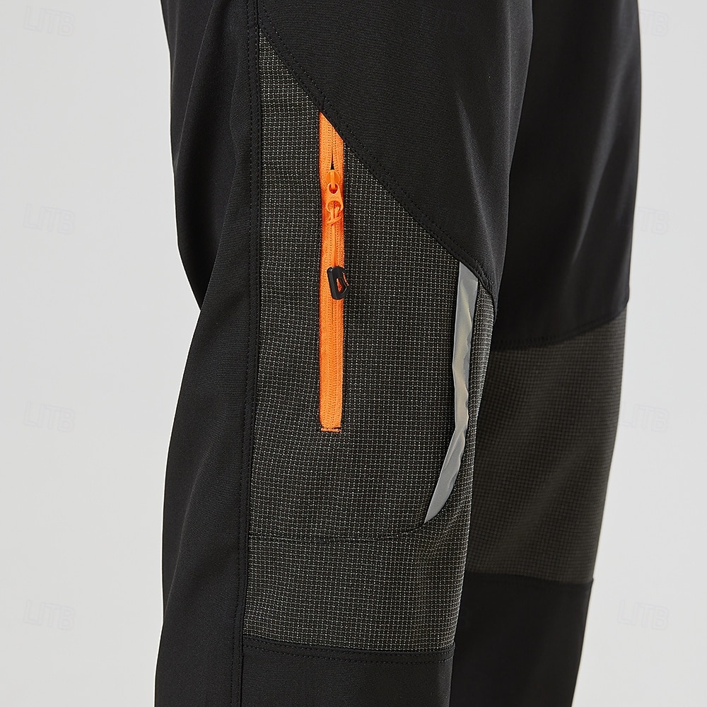 Men's Hiking Pants Trousers Patchwork Summer Spring Autumn / Fall Outdoor Tailored Fit Waterproof Windproof Zipper Pocket Comfortable Bottoms Full Length Elastic Waist Zipper Pocket Dark Grey Black 2026 - $35.99 –P11