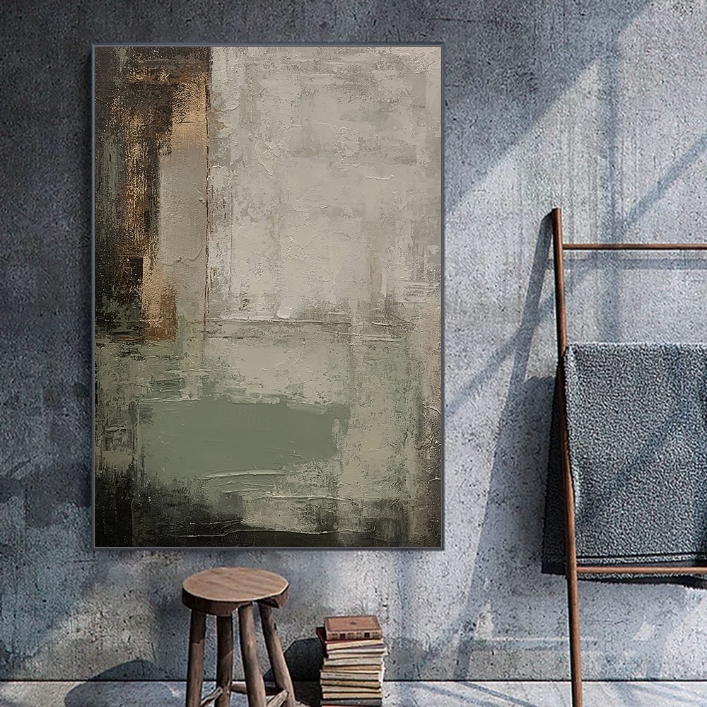 Mintura Hand Painted Abstract Green Oil Paintings on Canvas Modern Abstract Wall Art Picture For Home Decoration Ready To Hang With Stretched Frame 2025 - $294.49 –P4