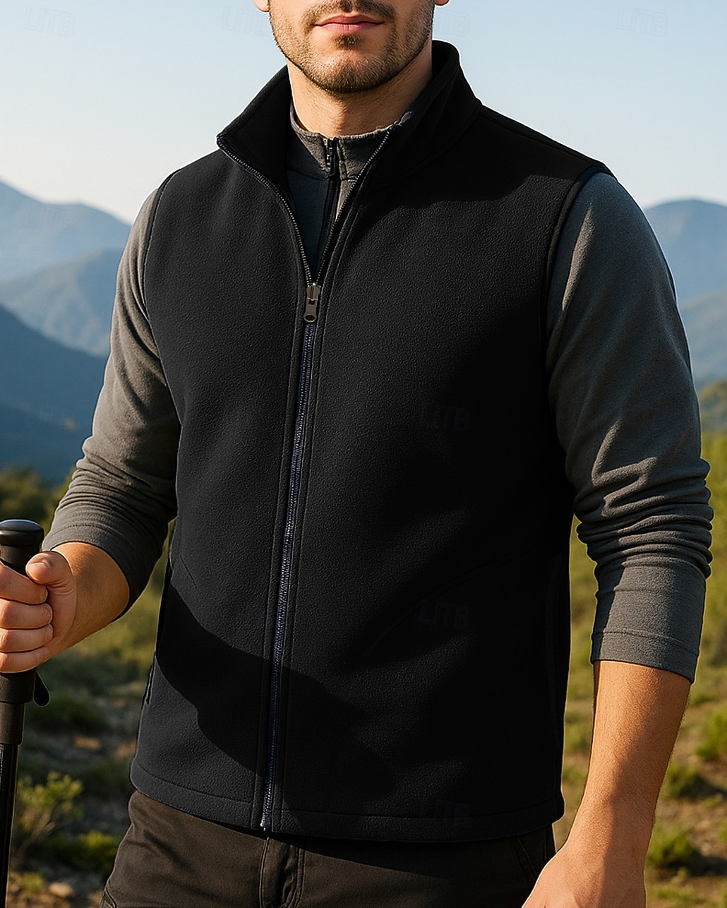 Herren Fleeceweste Ärmellos Weste Außen Thermowarm Winter Vollreißverschluss Polyester Schwarz Armeegrün Rot Jagd Angeln Klettern 2025 - $21.99 –P5