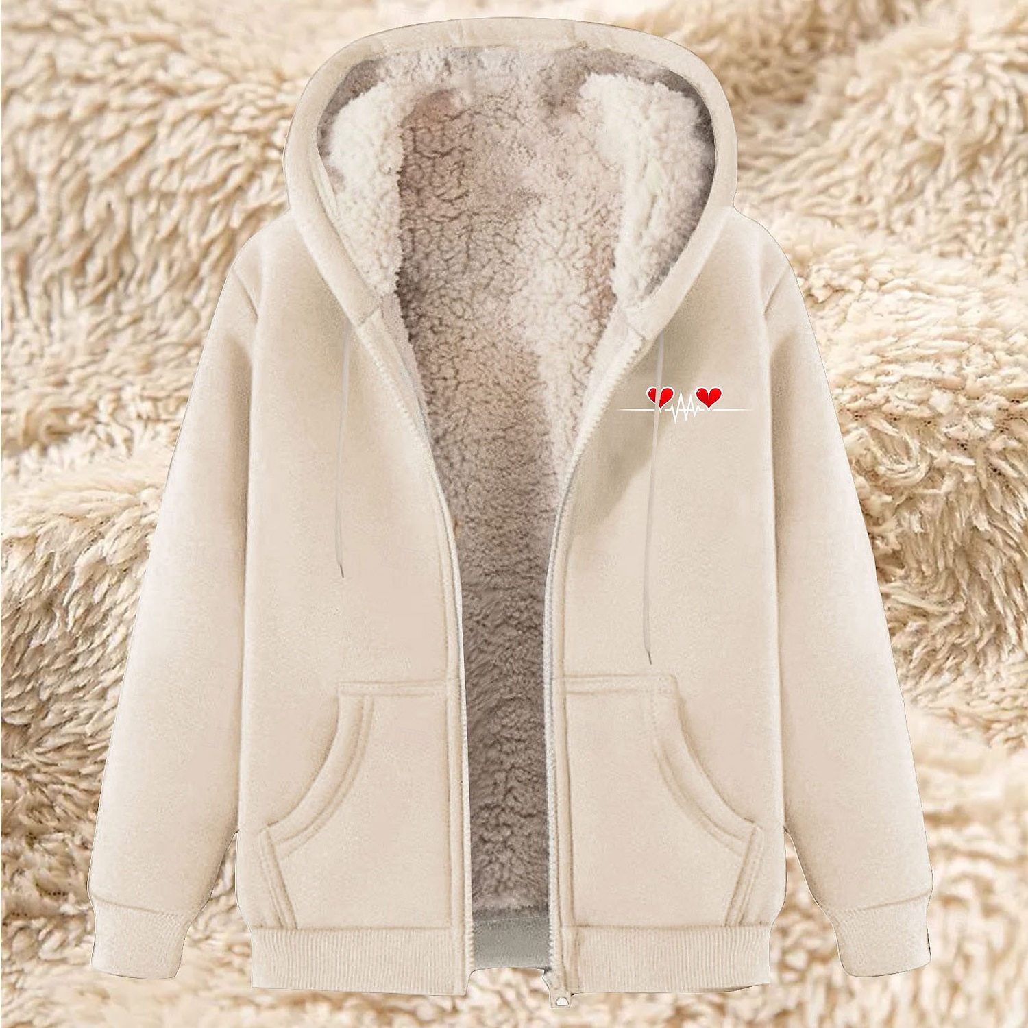 Men's Full Zip Hoodie Zip Up Hoodie Fleece Jacket Fleece Hoodie Apricot Black Wine Red Blue Hooded Heart Plain Graphic Prints Zipper Pocket Casual Daily Going out Polyester Streetwear Casual Fall 2026 - $28.99 –P6