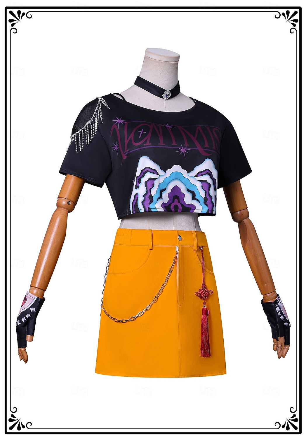 KPop démonvadászok Mira Rúmi Zoey Szerepjáték Jelmezek Csoportos jelmez Jelmez Huntrix Filmsztár jelmez for Női Lány Gyermek Felnőttek Mindszentek napja Farsang Teljesítmény Comic Con Anime Expo 2025 - $63.99 –P15