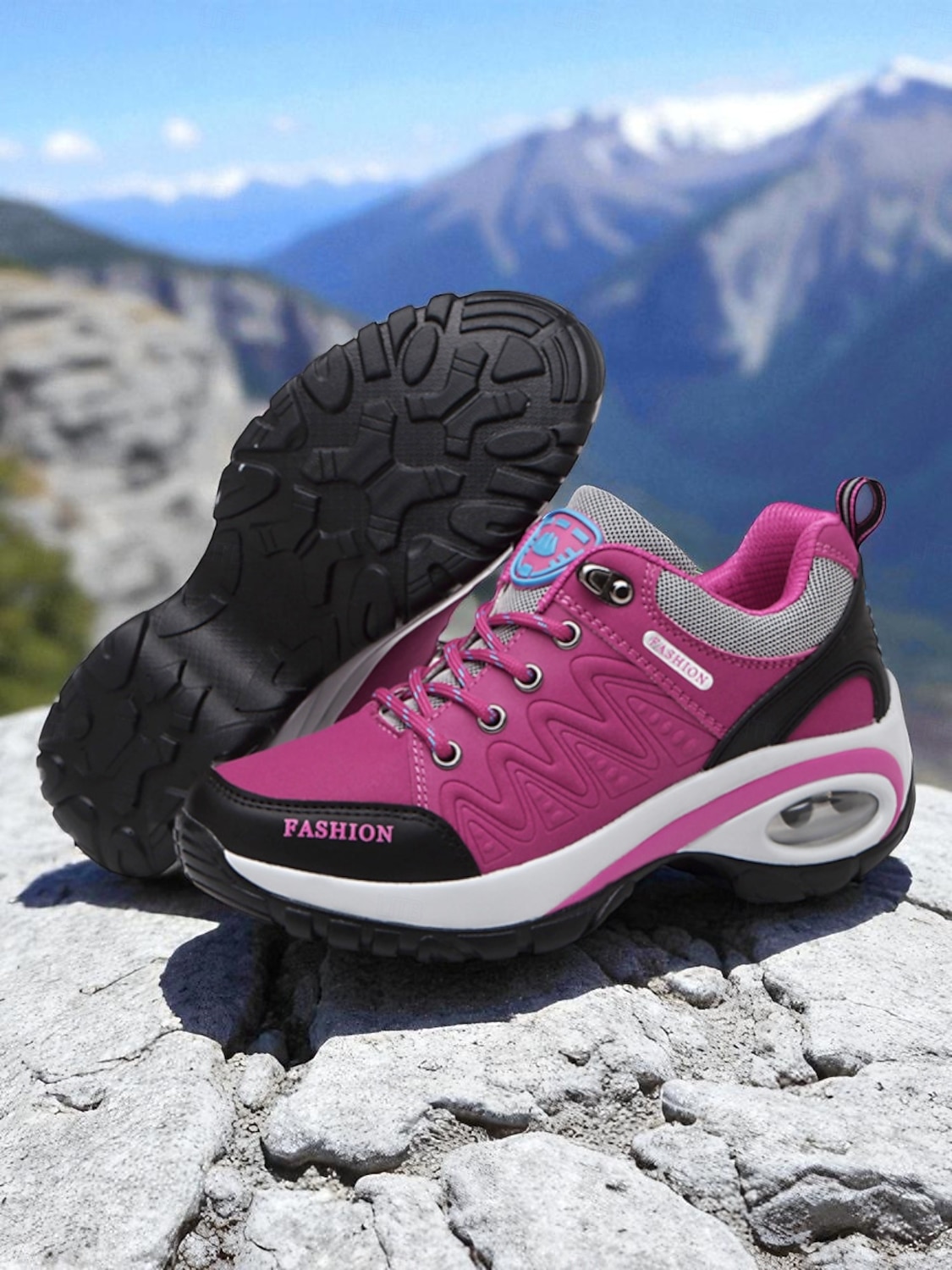 Γυναικεία αθλητικά παπούτσια με αερόσολα – αθλητικά παπούτσια εξωτερικού χώρου με κορδόνια για πεζοπορία και καθημερινή χρήση 2026 - $42.99 –P5