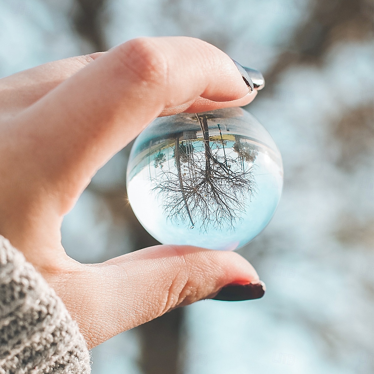 Okrągła Sztuczna Kryształowa Kula – Ornament Dekoracyjny do Domu Dekoracyjny Rękodzieł Odpowiedni do Dekoracji Domowej i Prezentów dla Dzieci 2026 - $5.99 –P8