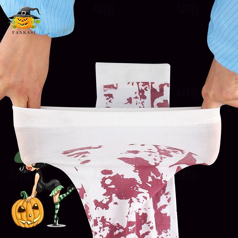 2 páry kostlivých lebek, halloweenských rukavic, ponožek a punčocháčů, které svítí ve tmě, hororových a strašidelných kostýmů pro dospělé a ženy, halloweenských karnevalových a párty kostýmů, snadné 2025 - $13.99 –P2