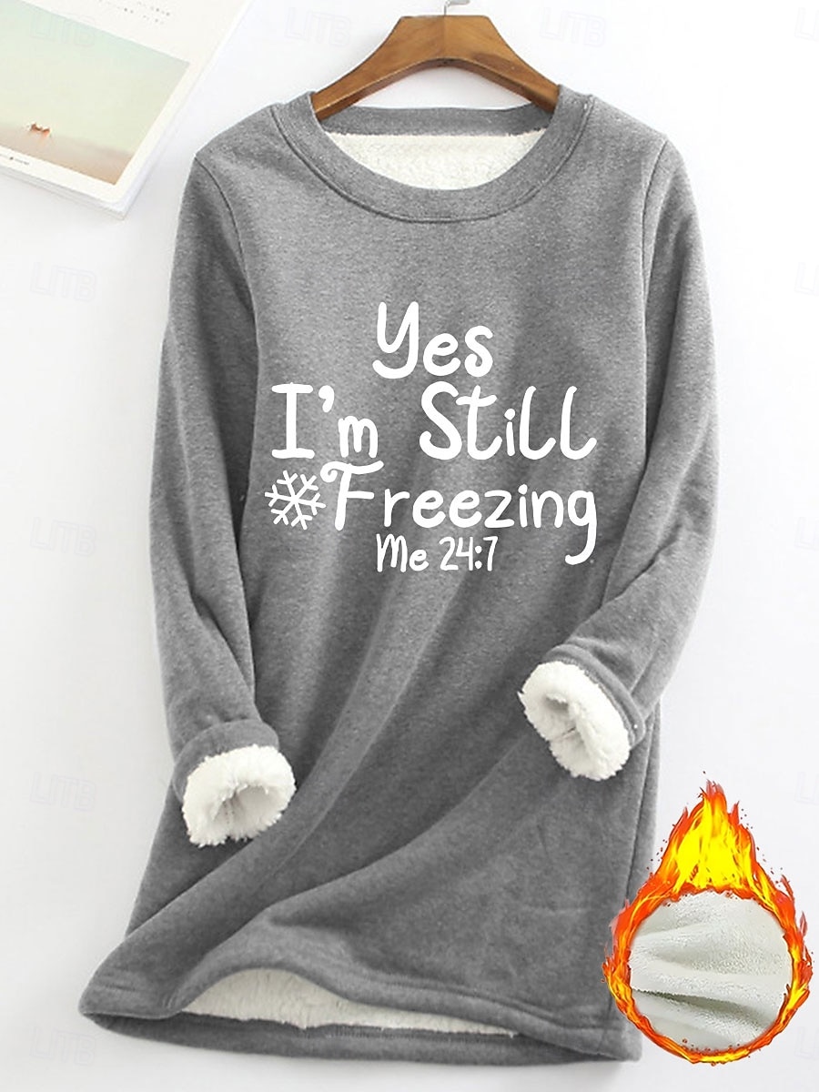 Жен. Пуловер Толстовка Графика Теплый На каждый день нечеткий Длинный рукав Круглый вырез Обычные топы Для улицы Повседневные Черный Желтый Розовый Темно-розовый Красный Весна Осень Зима 2025 - $25.99 –P9