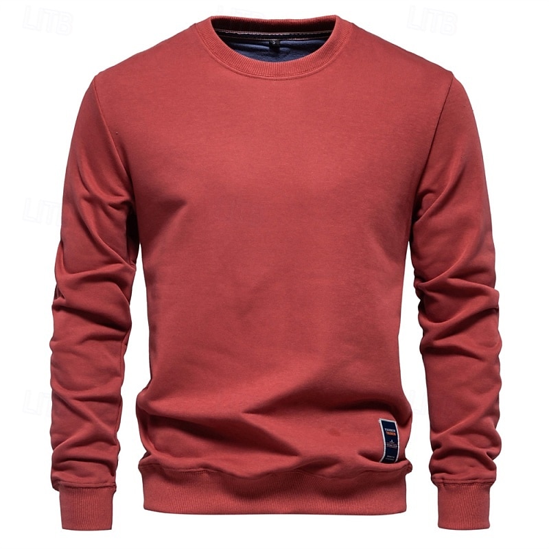 Homens Moletom Moletom com capuz Estacionar Preto Verde Tropa Azul Marinha Laranja Cáqui Gola Redonda Tecido Desportos e Ar livre Casual Diário Roupa de rua Legal Roupa de Esporte Primavera & Outono de 2025 por $27.99 –P8