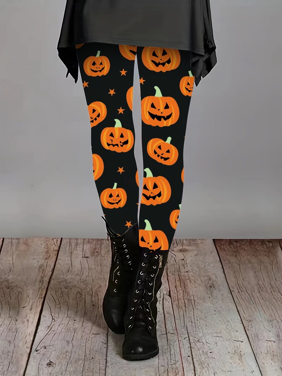 Dámské Legíny prázdniny Vinobraní Módní Po kotníky Vysoký pasPantsHalloween Grafika předvečer Všech svatých Potisk Yumuşak Prodyšné Elastické Dovolená ulice Ležérní Oranžová Jaro Podzim Zima Slim 2025 - $19.99 –P1