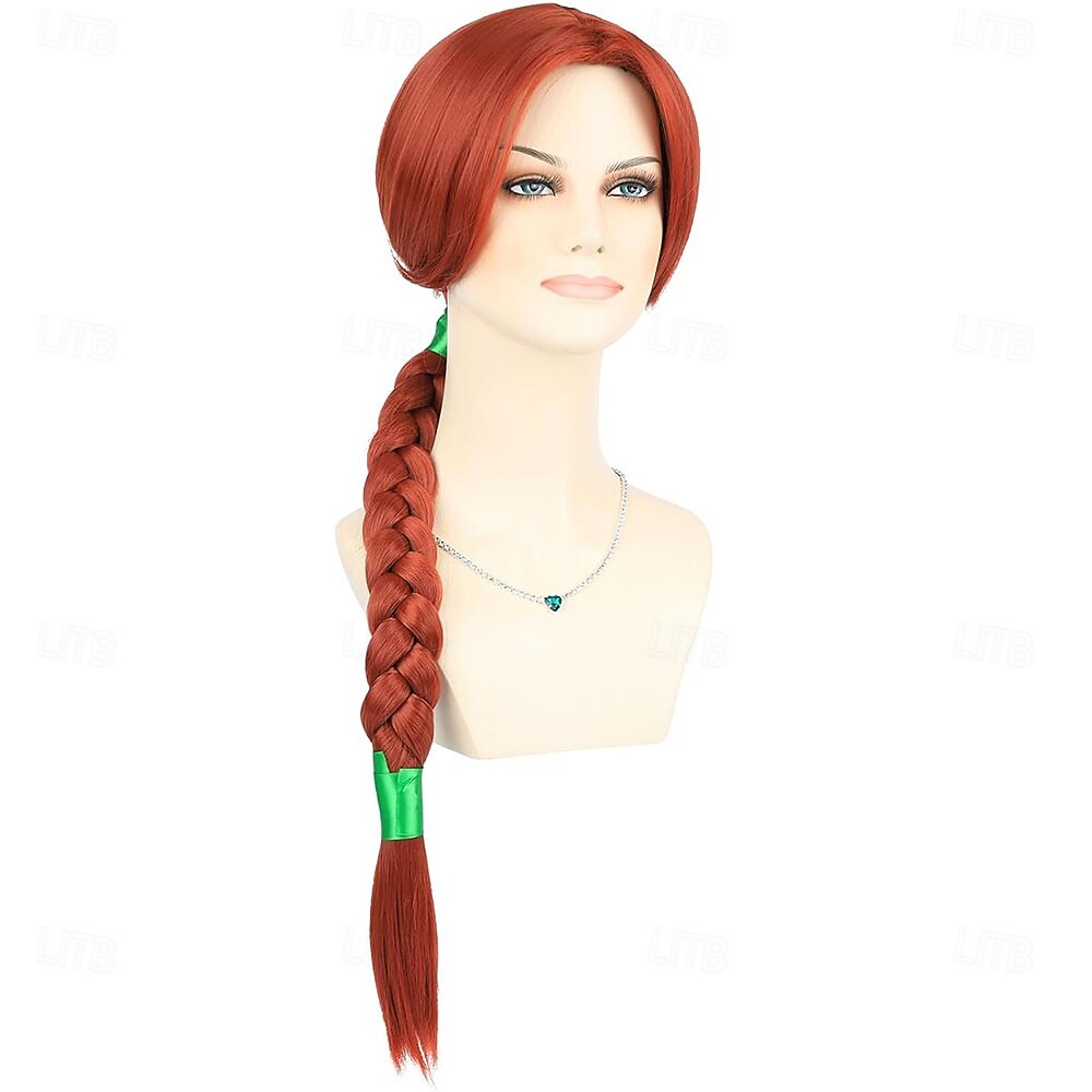 Cosplaypruiken Oranje Recht Synthetisch haar Lang Pruiken Dames Pruiken Voor feest 2026 - $25.99 –P4