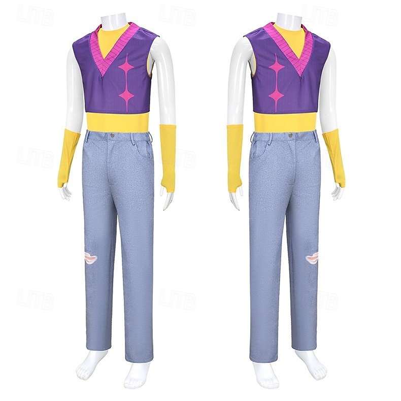 Zainspirowany koreańskim idolem Gwiazda popu Zagadka Kostium Fantazyjne przebranie Wirtualny idol for Męskie Doroślu Halloween Karnawał Spektakl Comic Con Anime Expo 2026 - $48.99 –P3