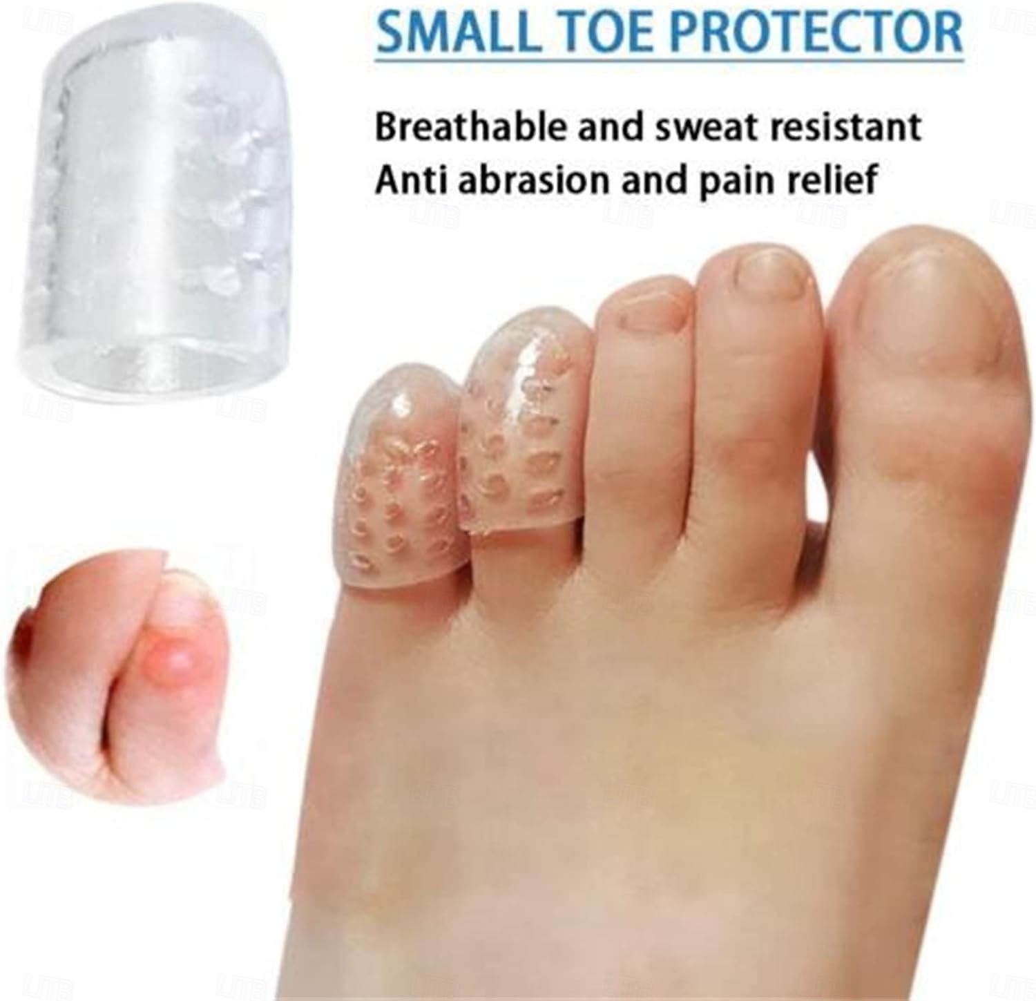 30 pezzi di protezioni per dita in silicone per donne, separatori di dita in gel anti-attrito, copri dita traspiranti per uomini e donne, manicotti per dita per unghie incarnite, calli, duroni, del 2026 a $12.49 –P2