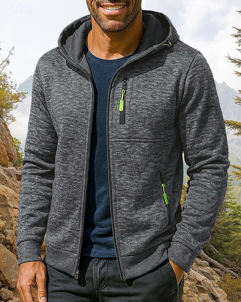 Homens Jaqueta de Trilha Jaqueta esportiva Ao ar livre Térmica