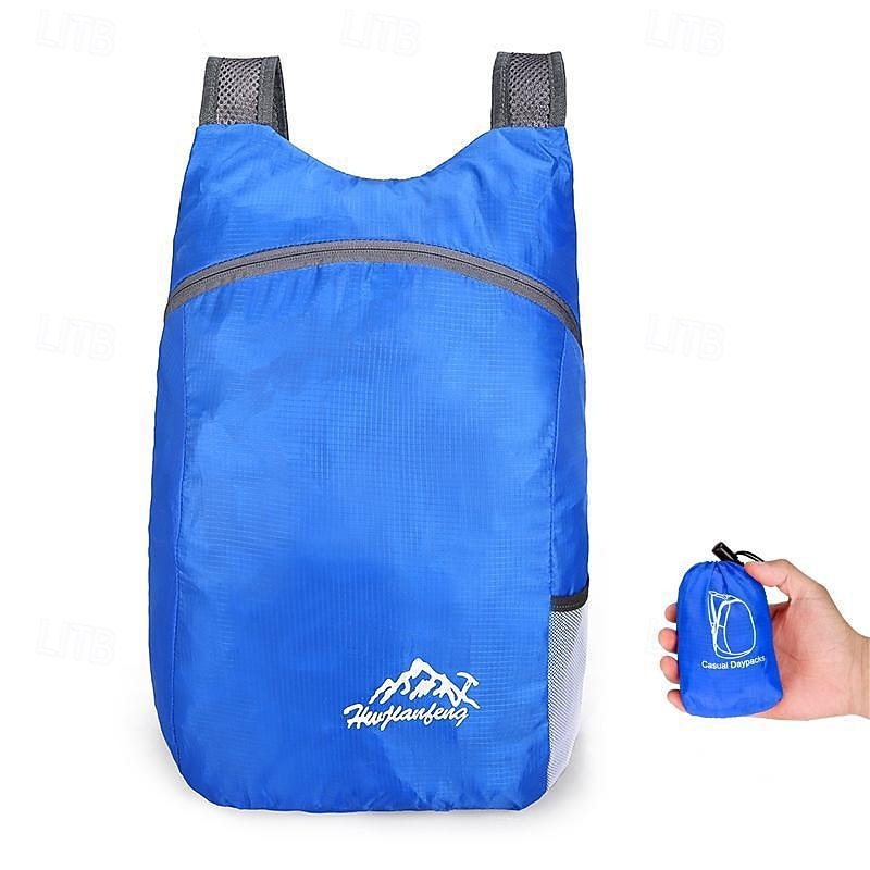 18 L Mochila de senderismo Mochila Ligera Ligera Mochilas de Senderismo Empacable Impermeable Utra ligero (UL) Multifuncional Plegable Al aire libre Camping / Senderismo Ciclismo / Bicicleta 2025 - $18.49 –P12