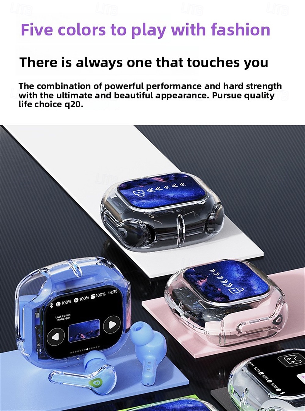 696 Q20 Auricolari True Wireless TWS In-ear Bluetooth 5.3 Stereo Suono surround Microfono integrato per Apple Samsung Huawei Xiaomi MI Allenamento in Palestra Sci Campeggio / Escursionismo Affari del 2025 a $21.99 –P3