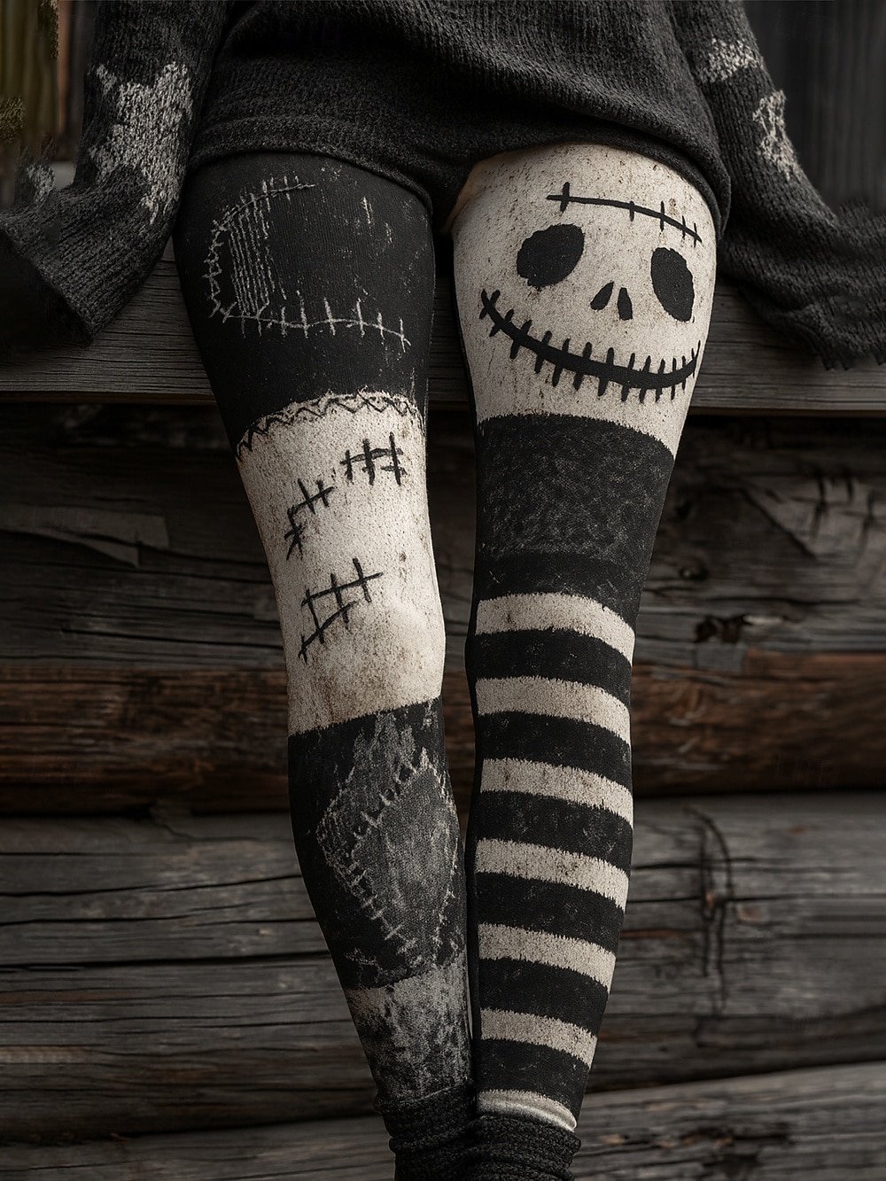 Damskie Legginsy Wakacyjne Vintage Etniczny Styl Długość do kostek Wysoki stan Graficzny Zwierzę Kot 3D Druk Szybkoschnący Oddychający Miękki Elastyczny Na zewnątrz W domu Casual Biały Fioletowy 2026 - $21.99 –P2