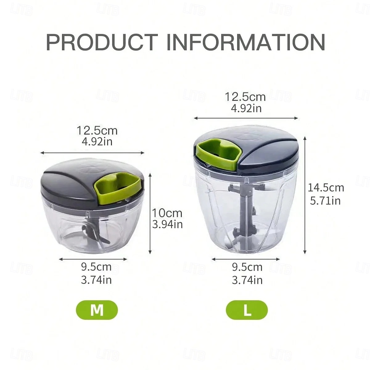 robot da cucina manuale, tritatutto per verdure con lame in acciaio inox, tritatutto portatile a mano con filo, taglia-aglio, taglia-cipolla per verdure, zenzero, frutta, noci, erbe aromatiche del 2025 a $15.99 –P11