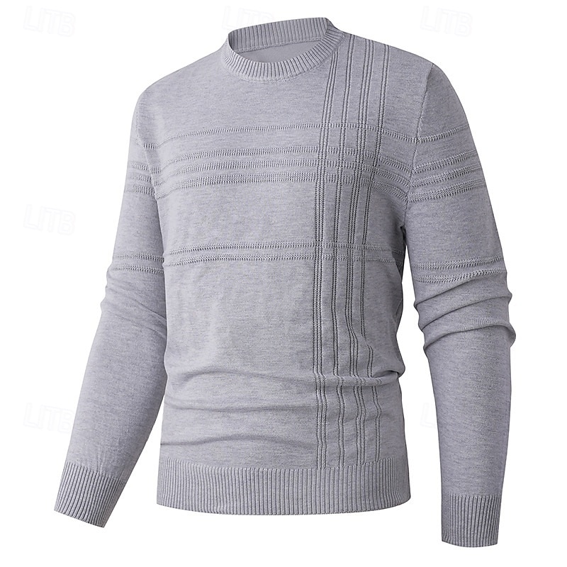 Miesten Neulos Neulepusero Joustin Neuloa Tavalliset topit Kudottu Tiukka Tavallinen poolokaulus Neuleet Nykyaikainen Kausaliteetti Arki-asut Vaatetus Syksy Musta Apila S M L 2025 - $28.99 –P3