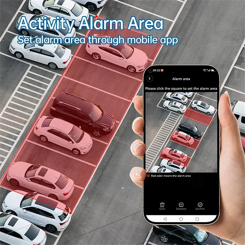 Solar Camera Three Lens Two-Way Audio Outdoor IP66 Waterproof Built-in Battery Security CCTV 6K HD 4G Network Camera 2026 - $138.99 –P10
