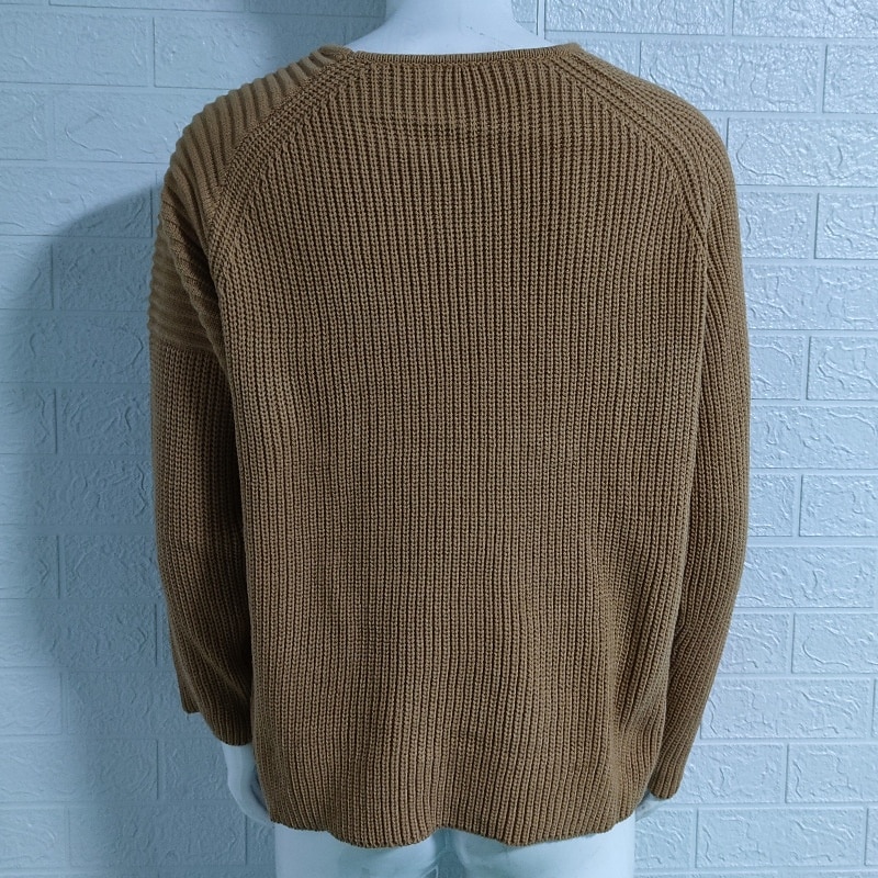 Herren Pullover Strickpullover Gerippt Stricken Normale Oberteile Gestrickt Einfach Rundhalsausschnitt Mode Basic Urlaub Alltagskleidung Bekleidung Herbst Winter Schwarz Weiß M L XL 2026 - $40.99 –P13