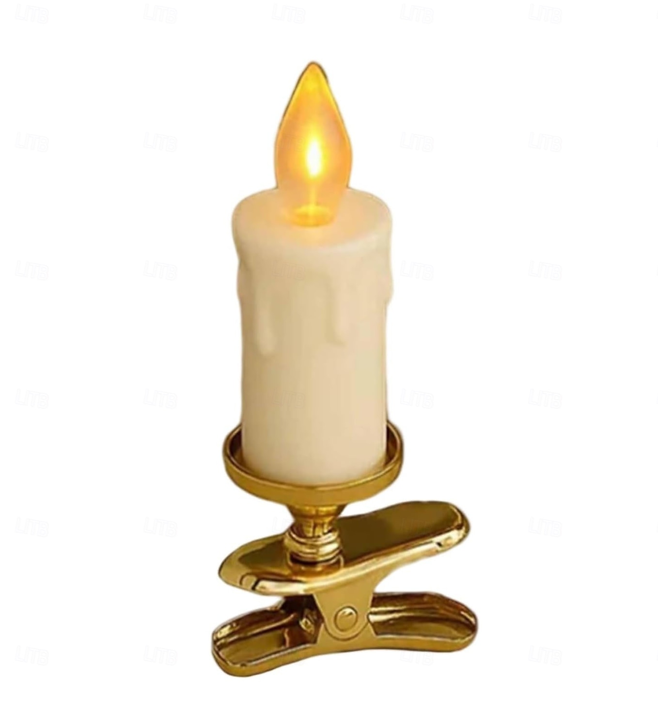 Clip-On Flameless Candle Lights LED Cone-Shaped Festival Clip Candle Flickering Clip-On Taper Candle Stick with Removable Clips for Holiday Home Garden and Wedding Parties 2025 - $10.99 –P11