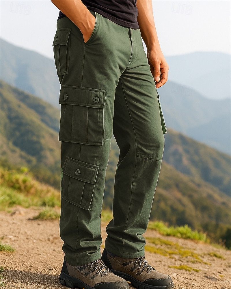 Voor heren Combatbroek Cargohosen Wandelbroek Camouflage Kleur Buiten Normale pasvorm waterdicht Winddicht Broeken / Regenbroek / Overbroek Zak jungle camouflage Legergeel Katoen Kamperen&Wandelen 2025 - $35.99 –P7