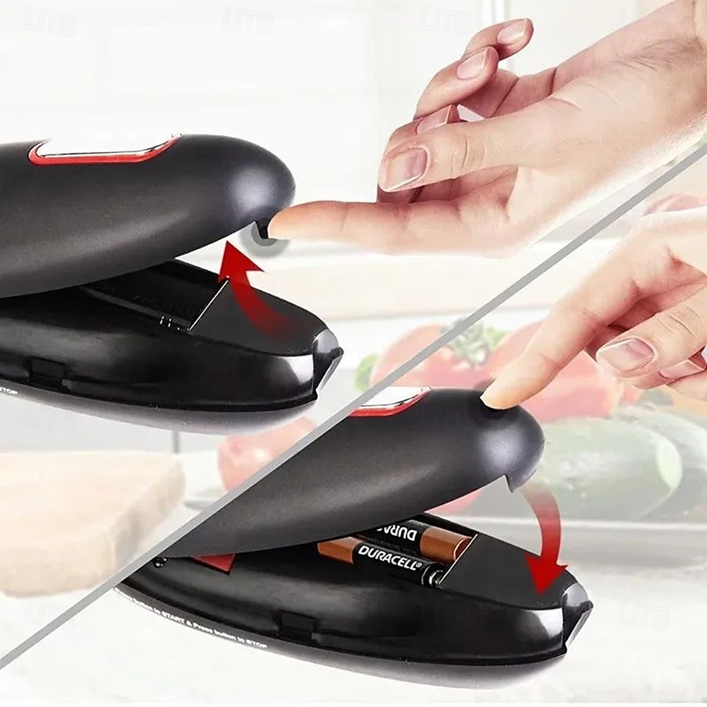 פותחן קופסאות חשמלי פותחן בקבוקים פותחן קופסאות פשוט פותחן קופסאות אוטומטי חלק קצה פותחן קופסאות חשמלי למטבח דלקת פרקים וקשישים מטבח כלים קטנים כלים חיצוני קמפינג 2025 - $19.99 –P3