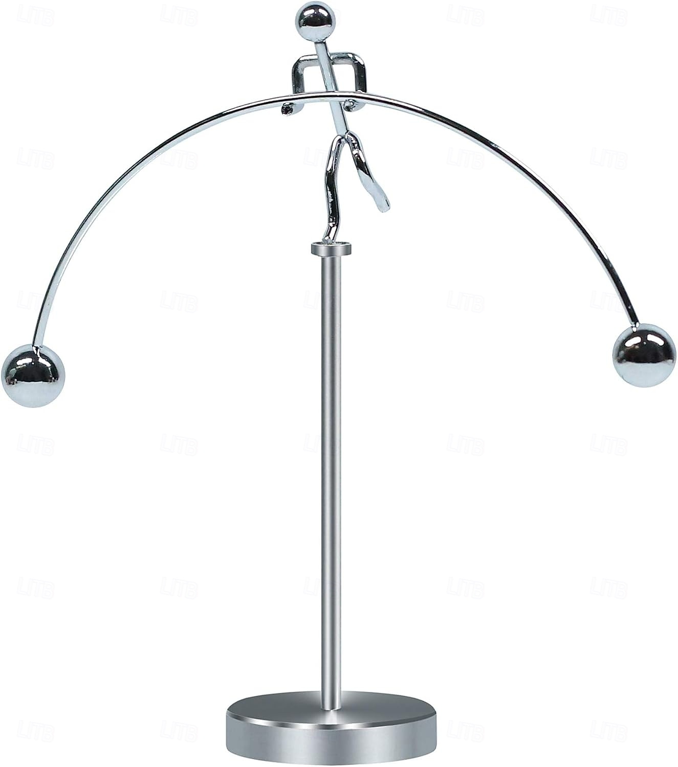 Stalowa rzeźba równoważąca, zabawka do balansowania, sztuka kinetyczna, zabawka do balansowania, nauka dekompresyjna, psychologia, dekoracja biura domowego, zabawka na biurko 2026 - $11.27 –P1