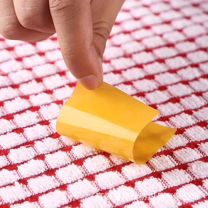 Confezione da 10 panni per la pulizia della cucina a quadretti grandi: assorbenti, riutilizzabili, in poliestere, nei colori rosso, blu, giallo &arancione per lavandino, tavolo &uso esterno del 2025 a $16.99 –P6