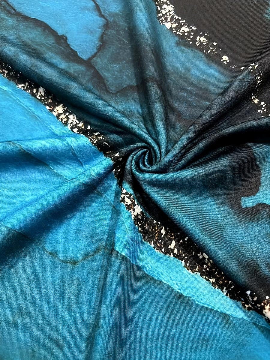 Per donna Maglietta Stampato Grafico Astratto Marmo Vintage Elegante Classico Manica Lunga Scollo a V Collo a V Top Regolari Quotidiano Weekend Blu Primavera Autunno Inverno del 2026 a $24.99 –P1