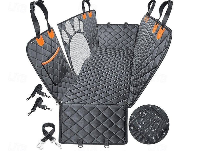 2026年 ペットの後部座席用シートカバー、防水で汚れに強い犬用旅行マット、中型および大型犬用ペットベッド  コレクション – $13.99 –P8