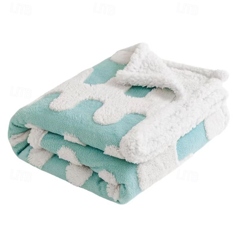 Pătură impermeabilă pentru animale de companie pătura groasă din flanel și sherpa pentru patul animalelor de companie pătură moale din catifea pentru câini 2025 - $11.49 –P18