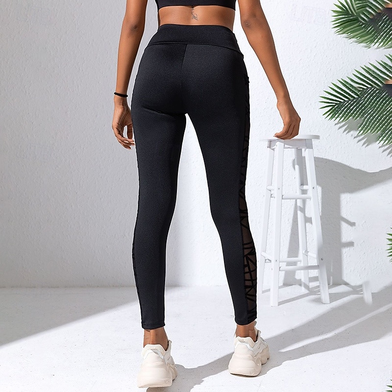 Γυναικεία Παντελόνι συμπίεσης Γιόγκα κολάν Με τσέπες Έλεγχος κοιλιάς Ψηλή Μέση Γυμναστήριο Αθλητικά Τρέξιμο Παντελόνια Φούστες Συμπαγές Χρώμα Μαύρο Φθινόπωρο Αθλητισμός Ρούχα Γυμναστικής 2026 - $16.49 –P11