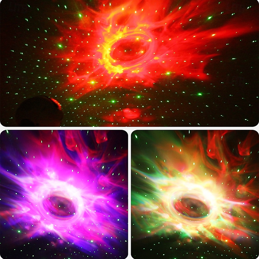Proiettore di stelle, proiettore di galassie per astronauti, luce notturna a razzo per cameretta dei bambini, testa magnetica regolabile a 360° con controllo remoto tramite app, idea regalo del 2025 a $56.99 –P3