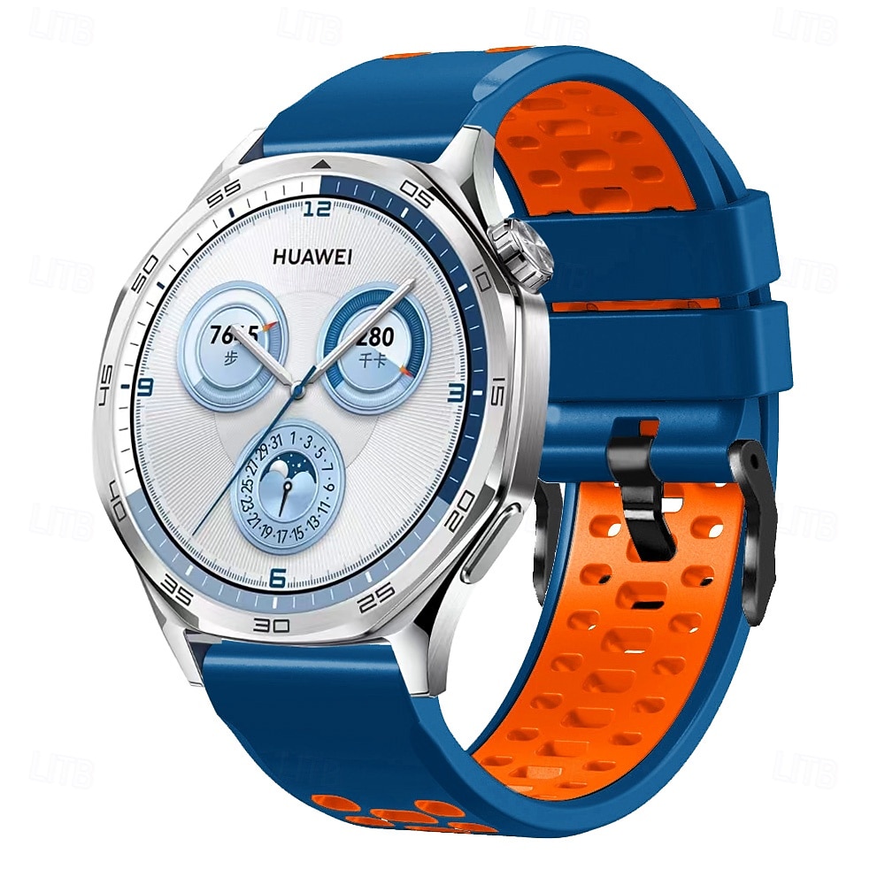 Bracelet de Montre  pour Garmin Samsung Huawei Amazfit Polar Xiaomi Ticwatch GTR 4/3 Pro / 3/2/2e / 47mm, Stratos 3/2S / 2, Pace 1 GT Watch / GT 2 Pro / GT 46mm / GT 2 46mm / GT 46mm / GT Active de 2025 ? $15.99 –P7