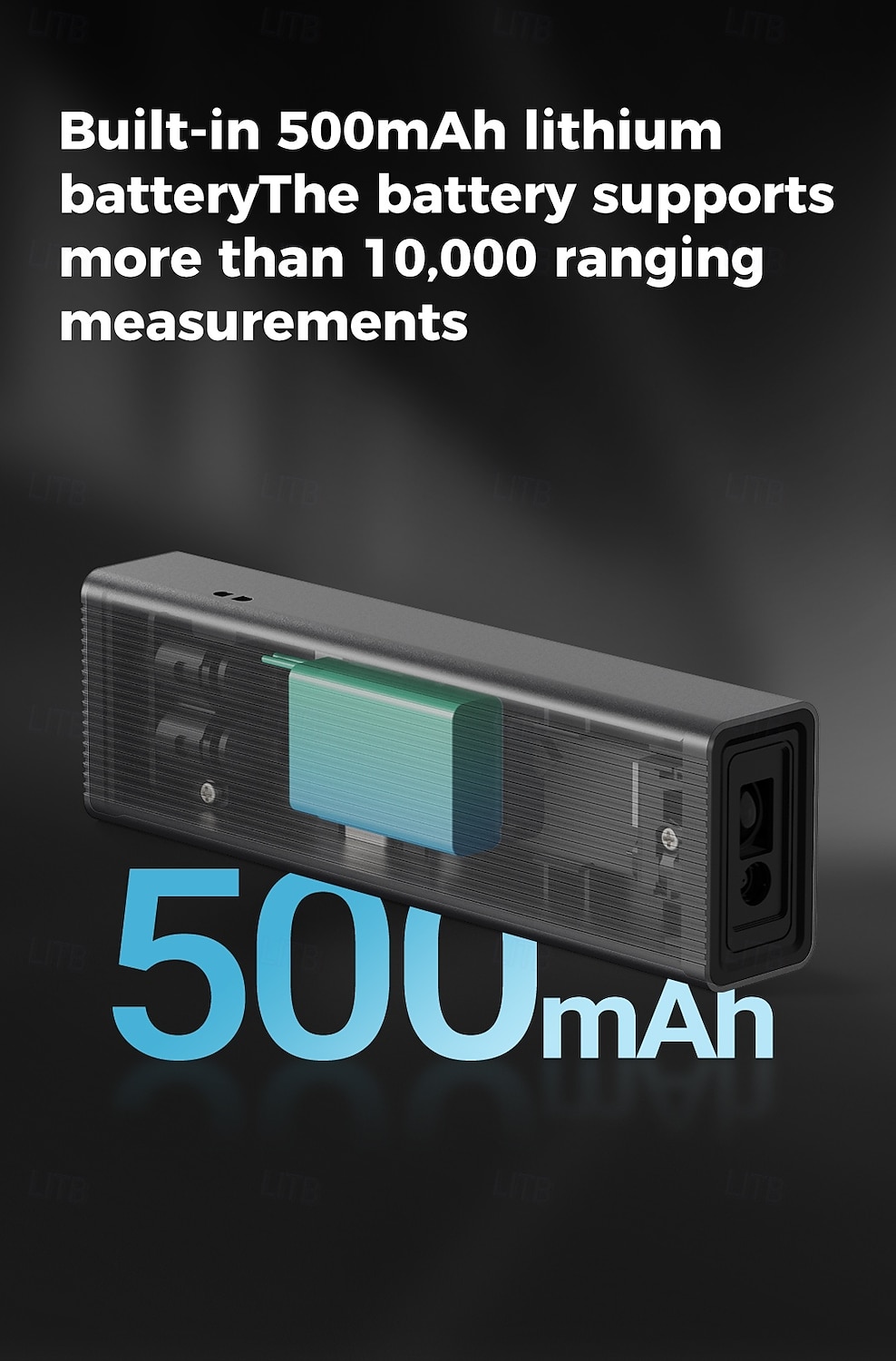Protap mini laseravståndsmätare lätt och bärbar LCD-skärm avståndsmätare ultralång batteritid lasertyp MS-1 2025 - $46.99 –P8