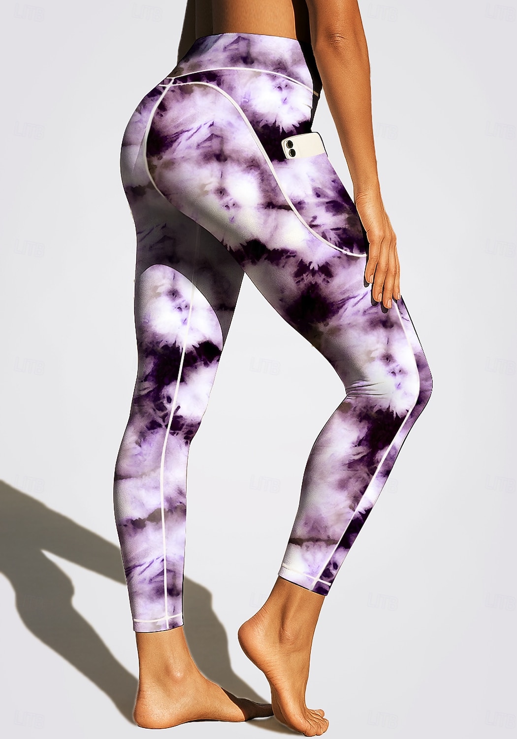 Per donna Unisex leggings da pilates Pantaloni fitness Leggings da palestra Tasche Bollo Tasche Laterali Pilates Palestra Allenamento in Palestra Pantaloni Collant Leggings Grafico Tinta a nodi del 2025 a $18.99 –P3