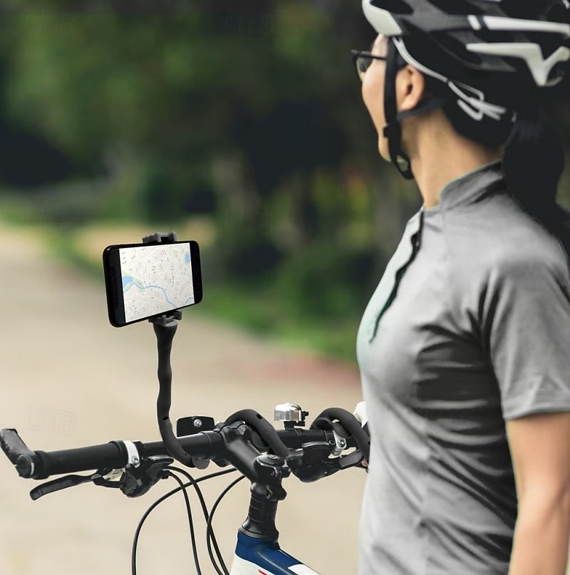 Support de téléphone paresseux, support de bureau flexible en forme de pieuvre, support de voiture pour smartphones, support col de cygne multifonctionnel, trépied réglable pour le streaming en de 2025 ? $13.99 –P5