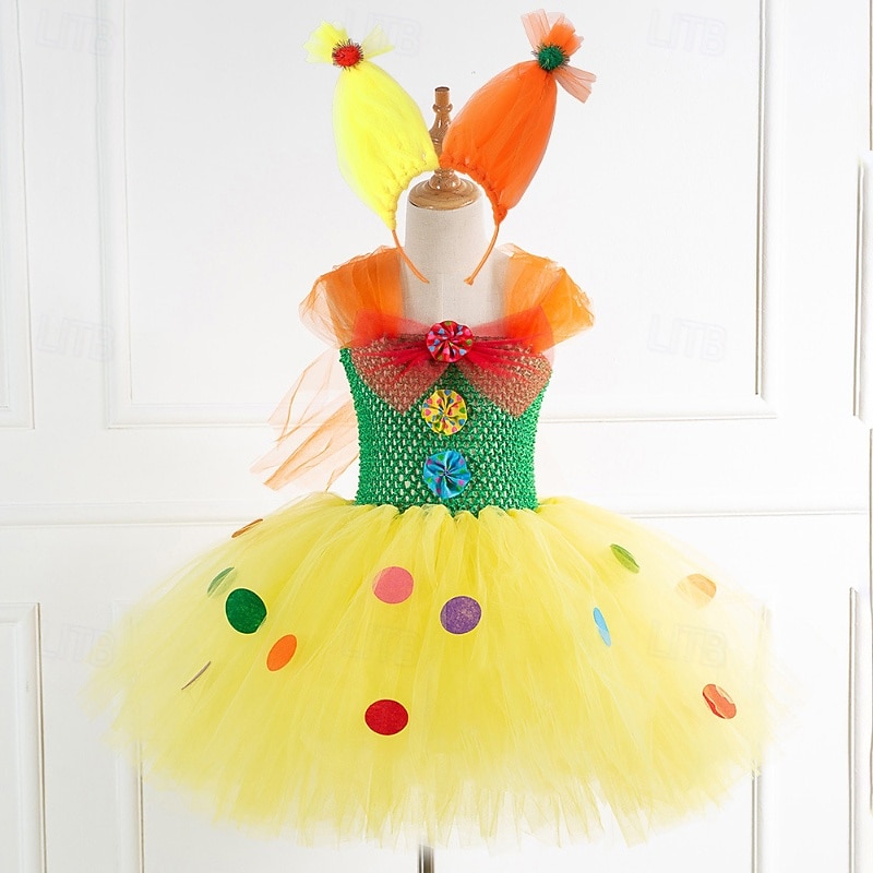 Joker Clown Pomni Halloween Outfits Costume Circus Carnival Costume Cosplay Kid's Girls' Carnival Mardi Gras Performance Party Stage Easy Halloween Costumes Dress Up 2026 - $35.99 –P2